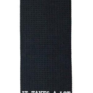 Wolf Golf Towels - It Takes A Lot of Balls to Golf Like I Do Golf Towel - Golf Accessories for Men - Golf Gifts for Men - Embroidered Funny Golf Towel