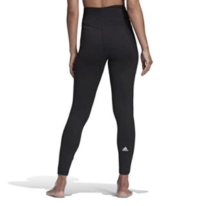 adidas womens Yoga High Waisted Tights Leggings, Core Black, X-Small US