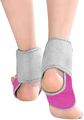 Kids Children Compression Ankle Brace Support Sleeve Adjustable Foot Stabilizer Ankle Guard Pads for Arthritic Pain Relief & Injury Rehabilitation, Elastic Ankle Protector for Sports, 1 Pair