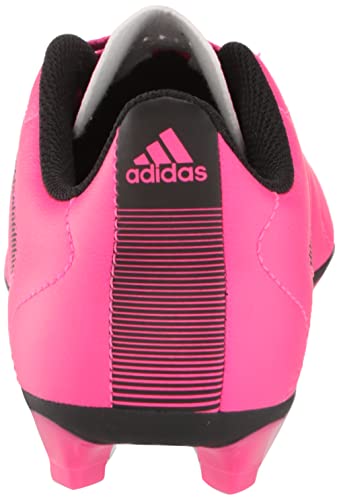 adidas Goletto VIII Firm Ground Soccer Shoe, Team Shock Pink/Black/Black, 13 US Unisex Little Kid