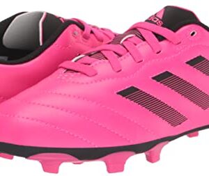 adidas Goletto VIII Firm Ground Soccer Shoe, Team Shock Pink/Black/Black, 13 US Unisex Little Kid