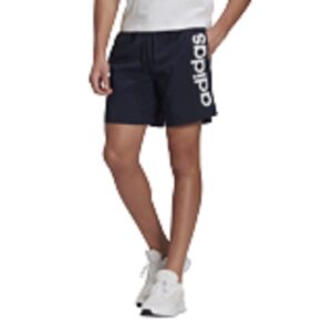 adidas Men's AEROREADY Essentials Chelsea Linear Logo Shorts, Legend Ink/White, X-Large