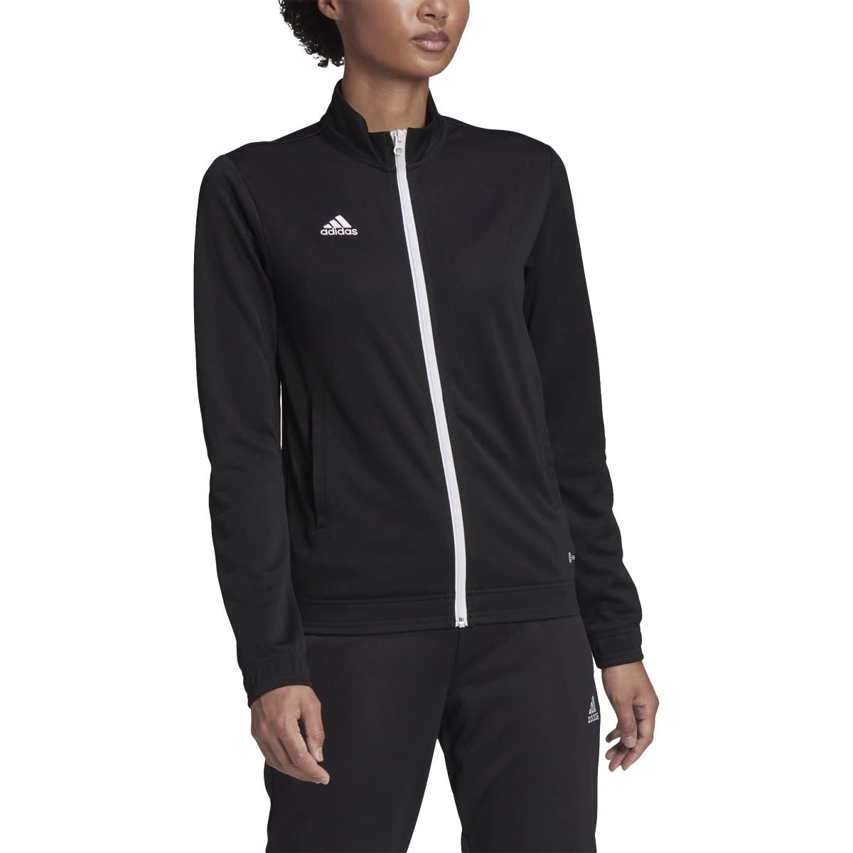 adidas Women's Entrada 22 Track Jacket, Black, XX-Large