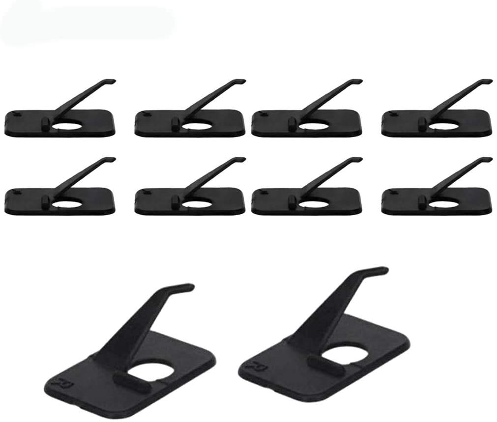 10pcs Black Plastic Arrow Rest Archery RH Recurve Bow Arrow Rest Hunting Shooting Targeting Accessory Right Hand