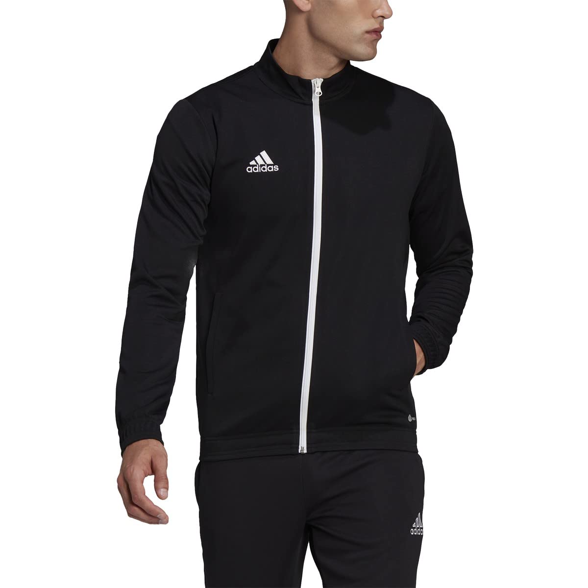 adidas Men's Entrada 22 Track Jacket, Black, XX-Large