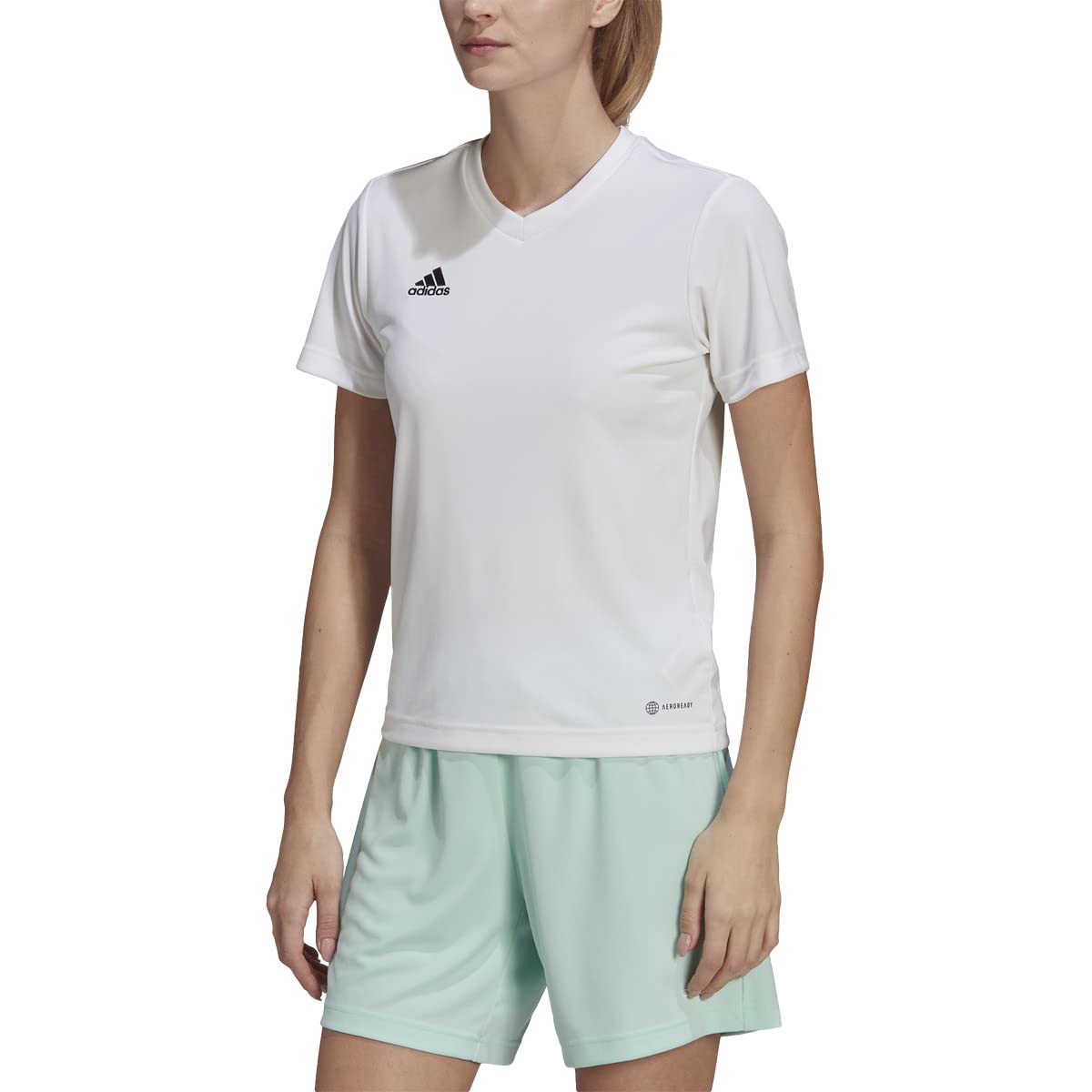 adidas Women's Entrada 22 Jersey, White, Medium