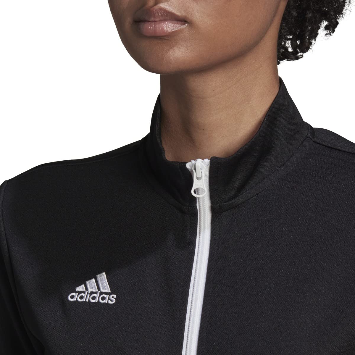 adidas Women's Entrada 22 Track Jacket, Black, XX-Large