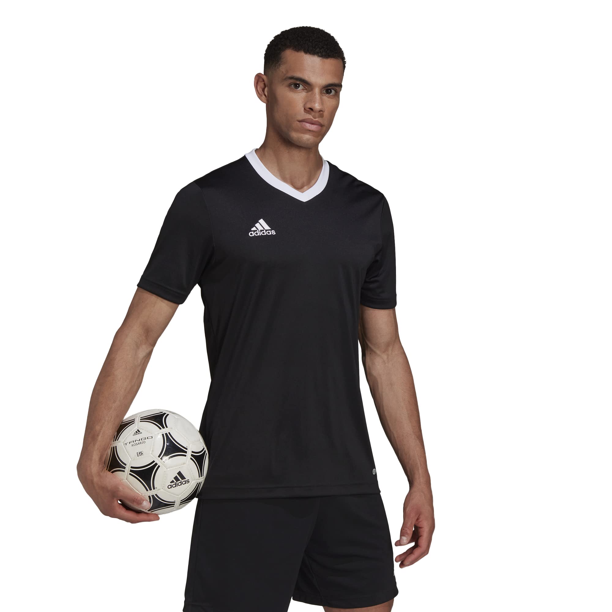 adidas Men's Entrada 22 Jersey, Black, Medium