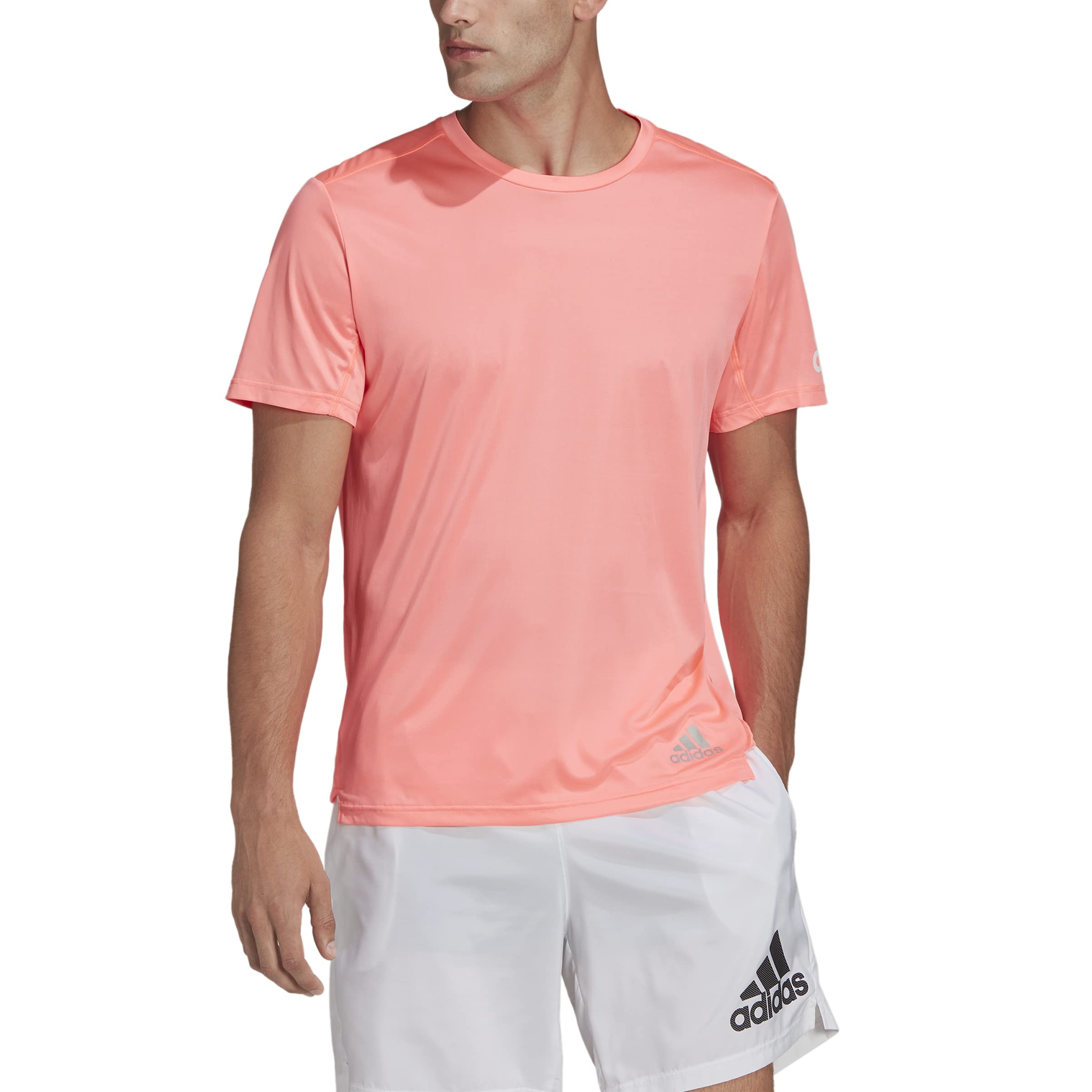 adidas Men's Run It Tee, Semi Mint Rush, Medium