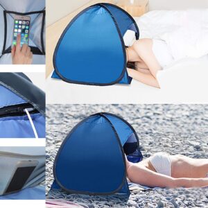 Activane Pop Up Beach Tent,Portable Adjustable Beach Sun Shade Canopy, Instant Outdoors Beach Tent, Mat Sun Protection Shelter for Face While Sunbathing L,80*50*55cm