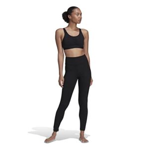 adidas Women's Plus Size Yoga High Waisted Tights, Core Black, 1X