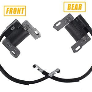 Boine 592846 799651 Ignition Coil Compatible with Briggs and Stratton Intek V-Twin 18-22HP Engine, Replaces 691060 401577（2Pcs)