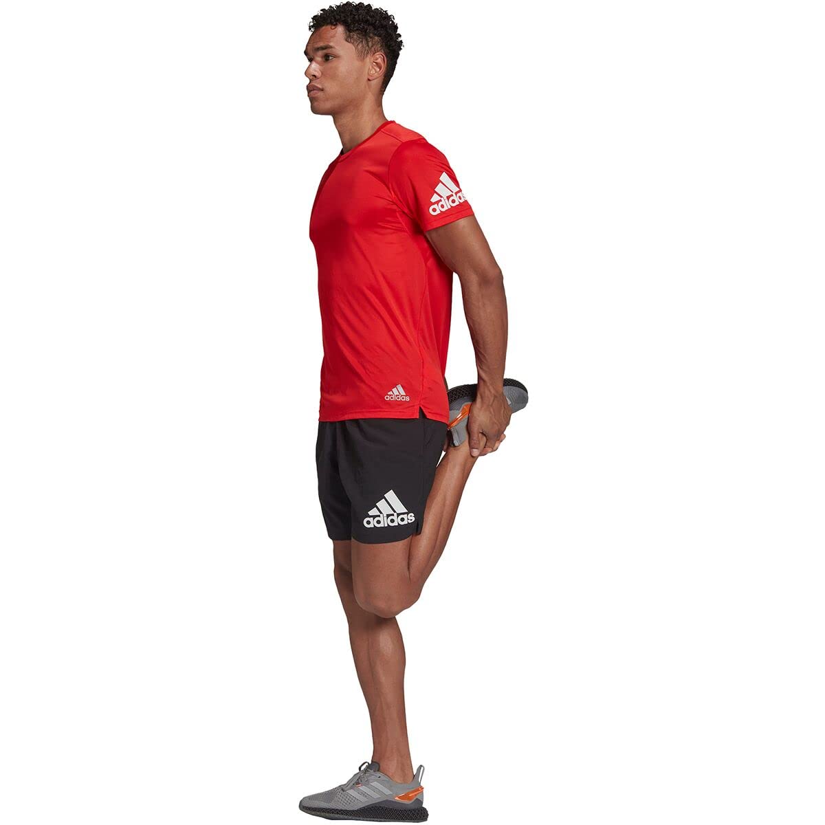 adidas Men's Run It Shorts, Black (Logo), X-Small