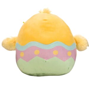 Kellytoys Squishmallows 12 inch Aimee The Yellow Chick in Egg Pillow Plushie Toy