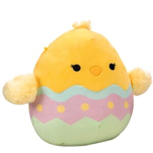 Kellytoys Squishmallows 12 inch Aimee The Yellow Chick in Egg Pillow Plushie Toy