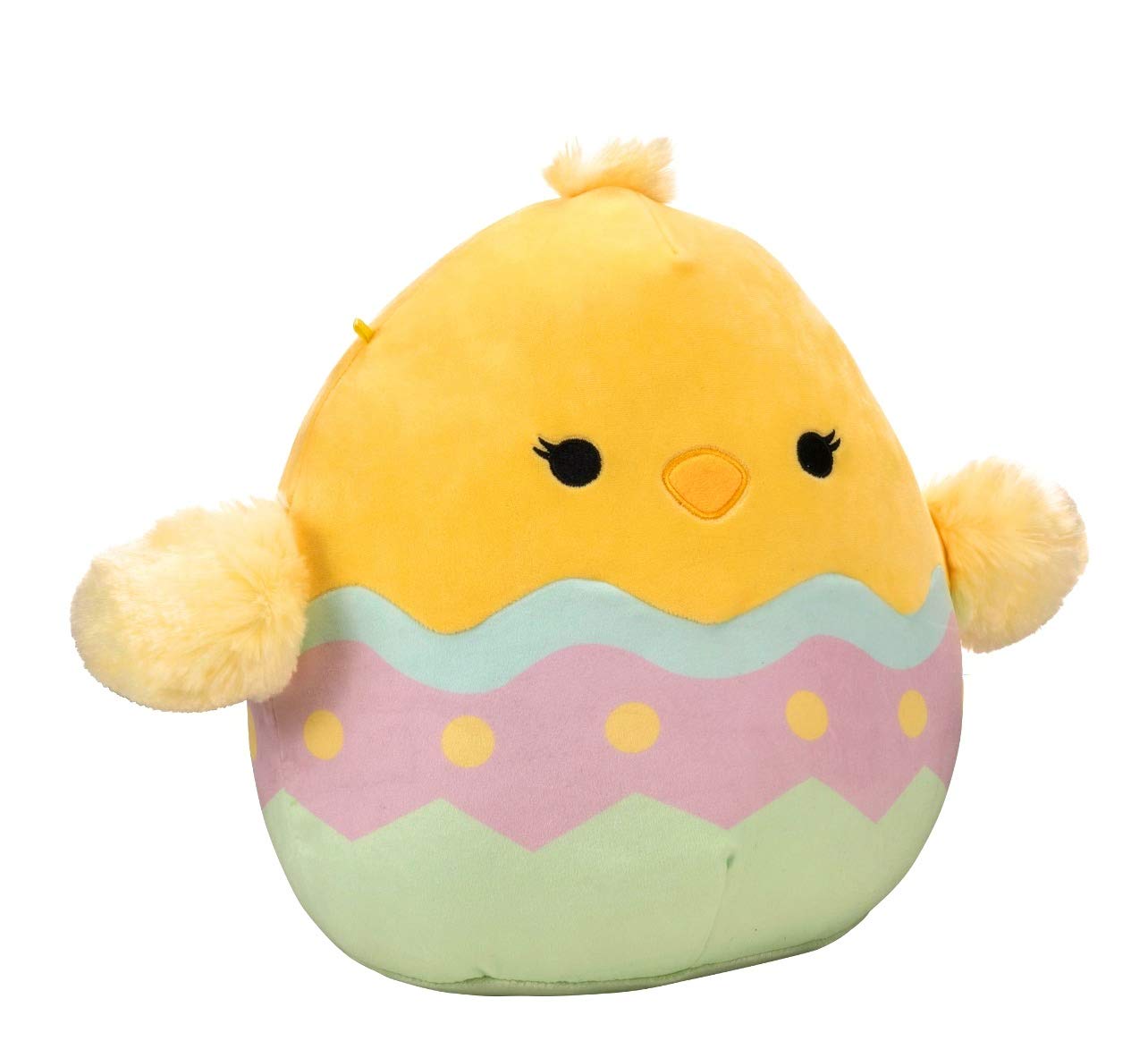 Kellytoys Squishmallows 12 inch Aimee The Yellow Chick in Egg Pillow Plushie Toy