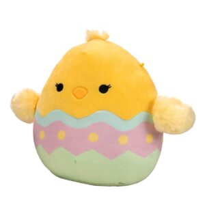 Kellytoys Squishmallows 12 inch Aimee The Yellow Chick in Egg Pillow Plushie Toy