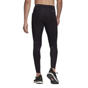 adidas Men's Own The Run Tights, Black/Reflective Silver, XX-Large