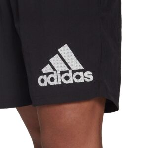 adidas Men's Run It Shorts, Black (Logo), XX-Large