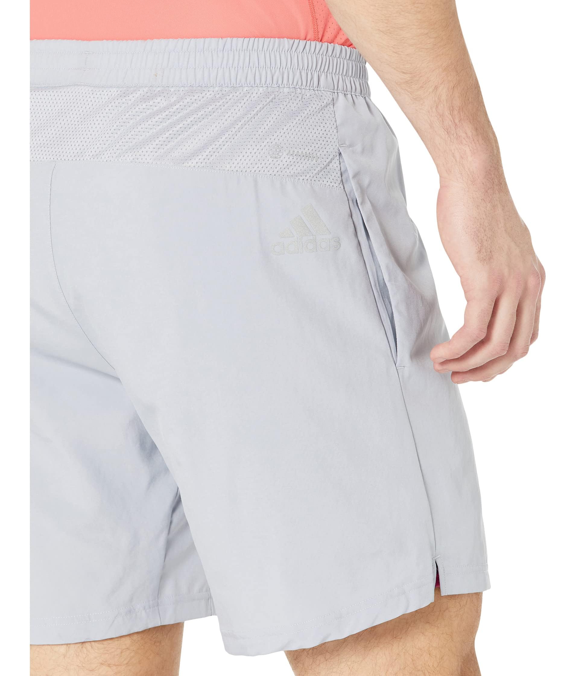 adidas Men's Run It Shorts, Halo Silver, X-Small