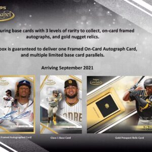 2021 Topps Gold Label Baseball Hobby Box (7 Packs/5 Cards: 1 Auto)