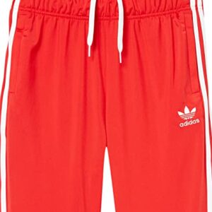 adidas Originals Kids' Adicolor Superstar Track Pants, Vivid Red/White, Medium