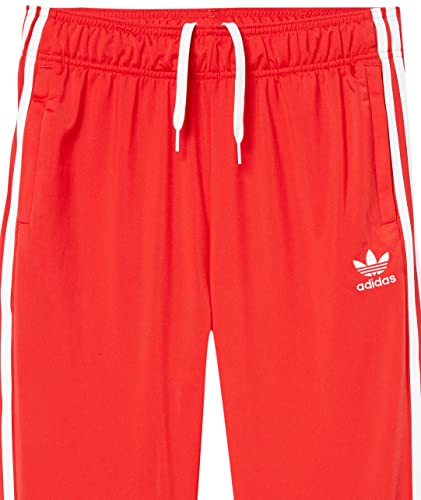 adidas Originals Kids' Adicolor Superstar Track Pants, Vivid Red/White, Medium