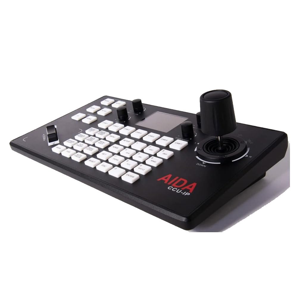 Aida CCU-IP VISCA Serial & IP PTZ Camera Joystick Controller