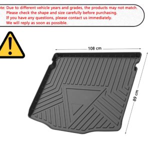 Escape Cargo Liners - All Weather Rear Trunk Tray Cargo Mats Protector Compatible with Ford Escape, 3D Tech Waterproof Durable Odorless Flexible TPO Accessories, Compatible with Escape 2020-2023 2024