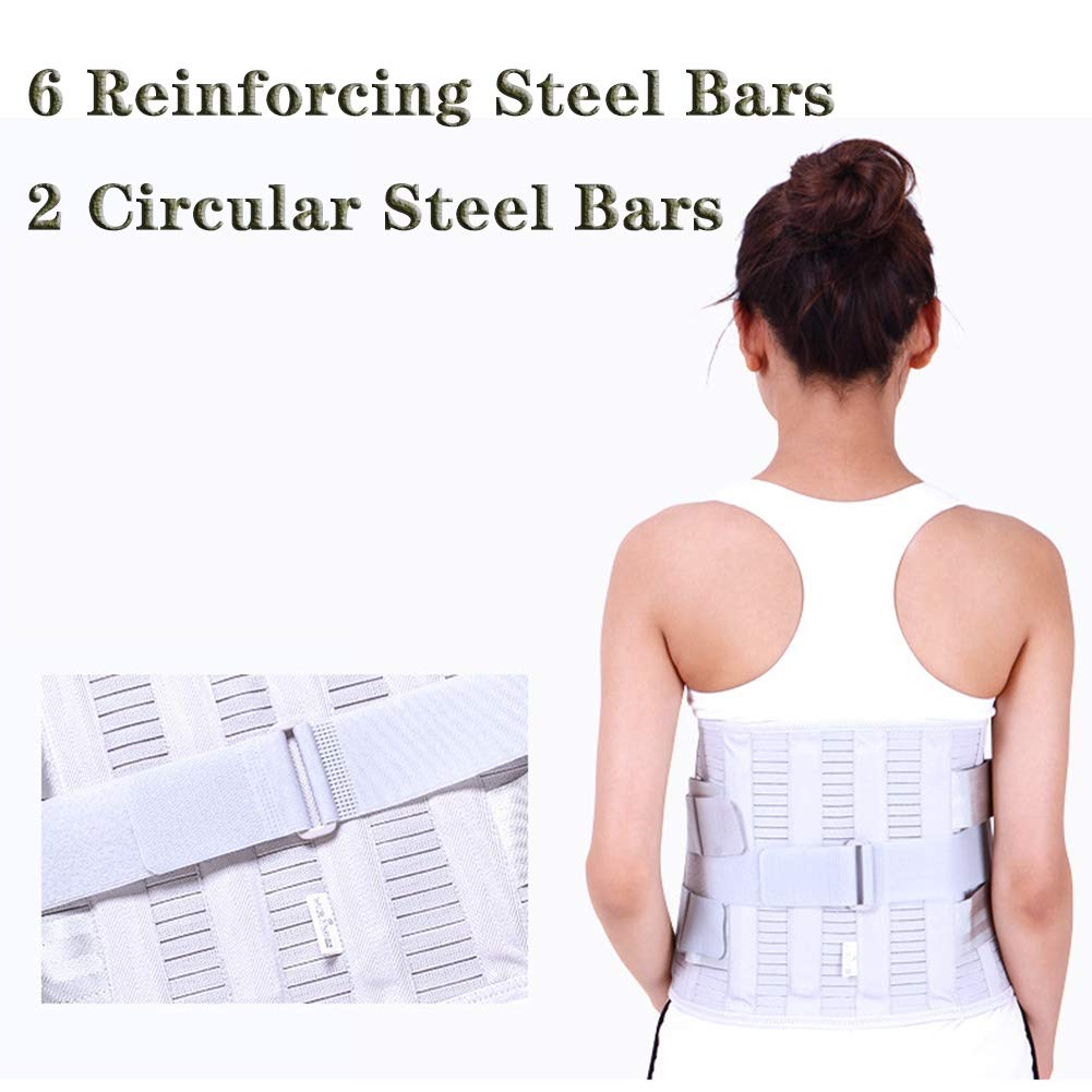 LSRRYD Back Support Belt Lower Back Brace for Men and Women for Pain Relief and Injury Prevention Sciatica Spinal Stenosis Scoliosis Or Herniated Disc (Size : XL)