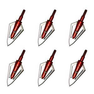 NC Hunting Arrowhead Cutting Blade Archery Broadhead Traditional Crossbow Compound Bow Arrowhead (red)