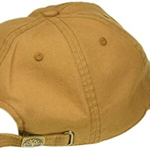 Timberland Men's Cotton Canvas Baseball Cap, Wheat Boot, One Size