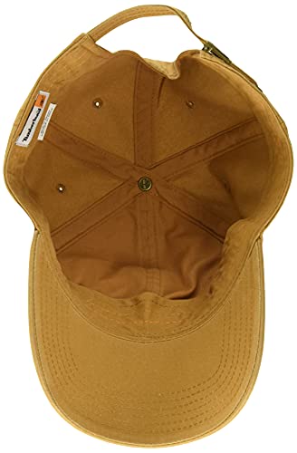 Timberland Men's Cotton Canvas Baseball Cap, Wheat Boot, One Size