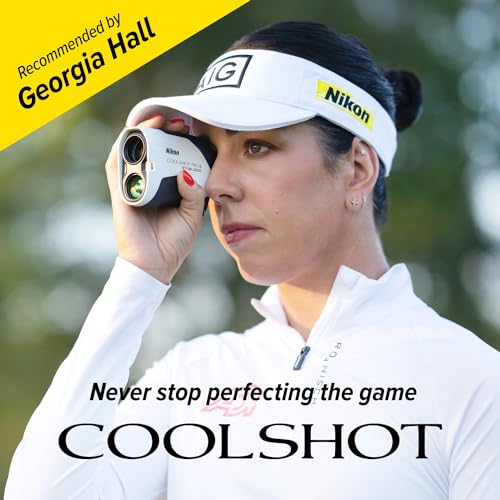 Nikon COOLSHOT 50i Golf Rangefinder | Laser rangefinder with magnet mount, slope, OLED display | Official Nikon USA Model