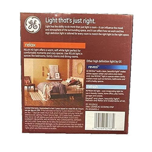 GE Relax LED Comfortable Soft White Light 40W Replacement Bulb (Pack of 6)