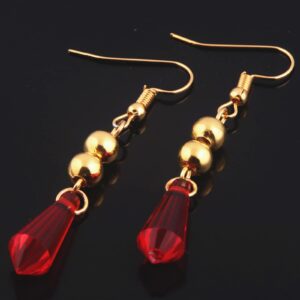 Genshin Impact Tartaglia Earrings - Anime Game Hook Earrings - Cosplay Jewelry for Womens (dangle)