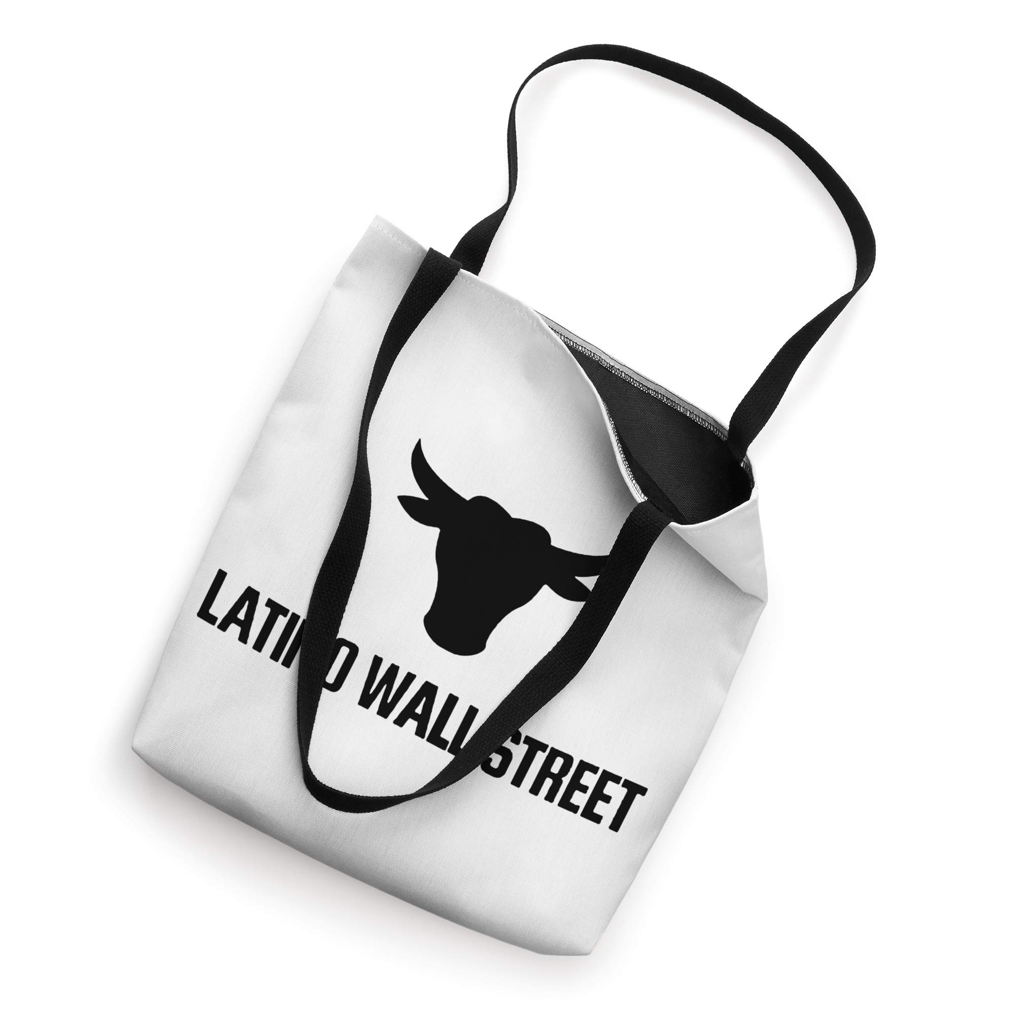 Latino Wall Street Bull Design Tote Bag