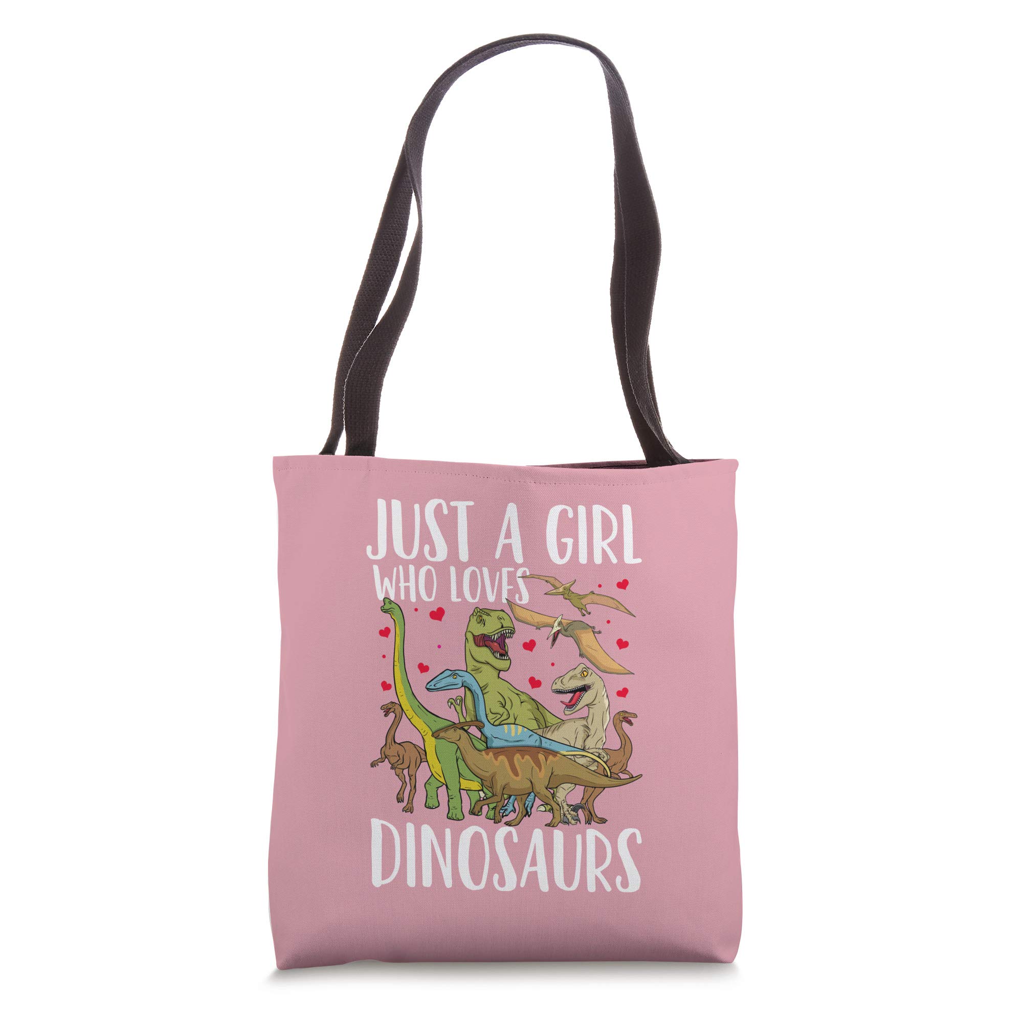 Dinosaur Just a Girl Who Loves Dinosaurs Brachiosaurus Tote Bag