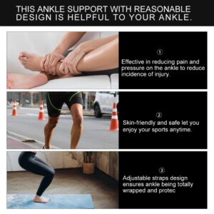 Compression Ankle Braces Ankle Swelling Wrap Ankle Brace for Sprained Ankle Athletic Ankle Brace Lace up Ankle Brace Ankle Wrap White Ankle Braces Man Elasticity Protector