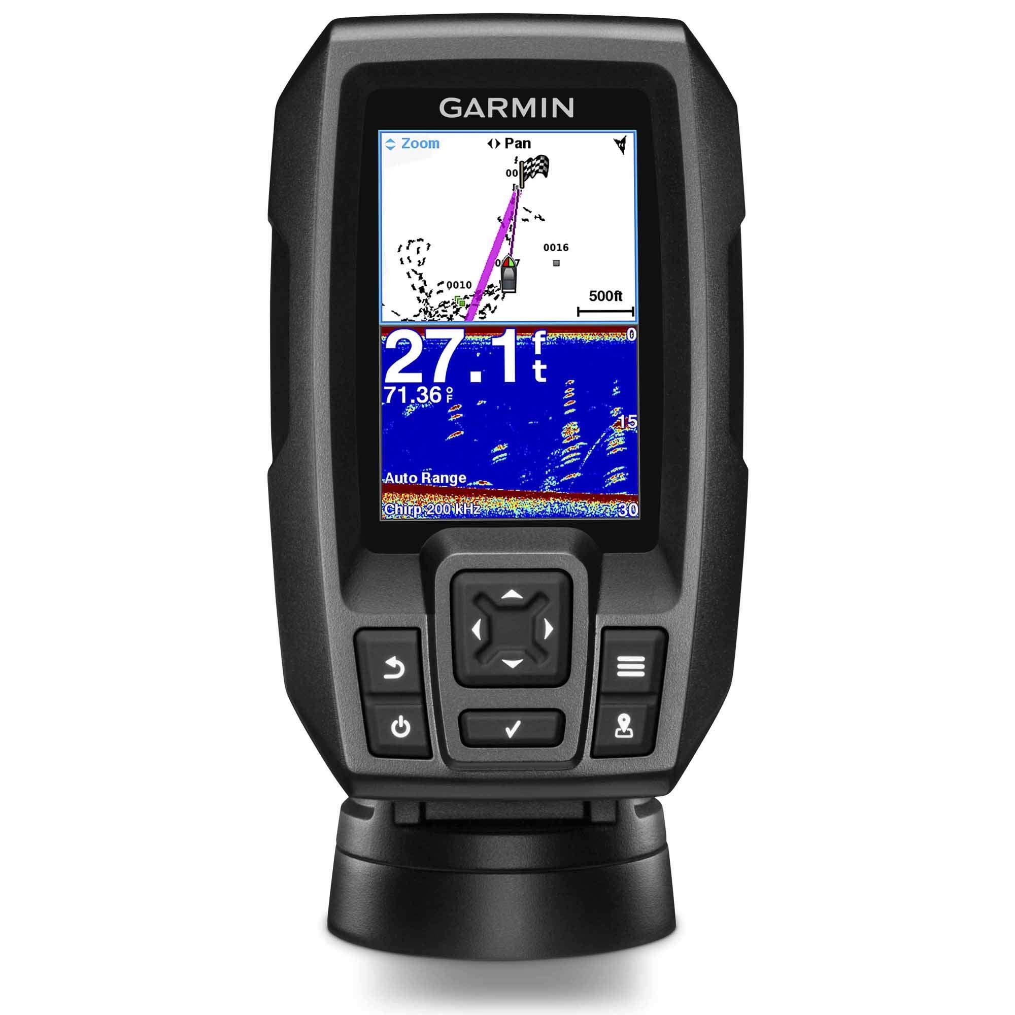 Garmin Striker 4 3.5" Chirp Fishfinder GPS (010-01550-00) with Protective Cover (Renewed)