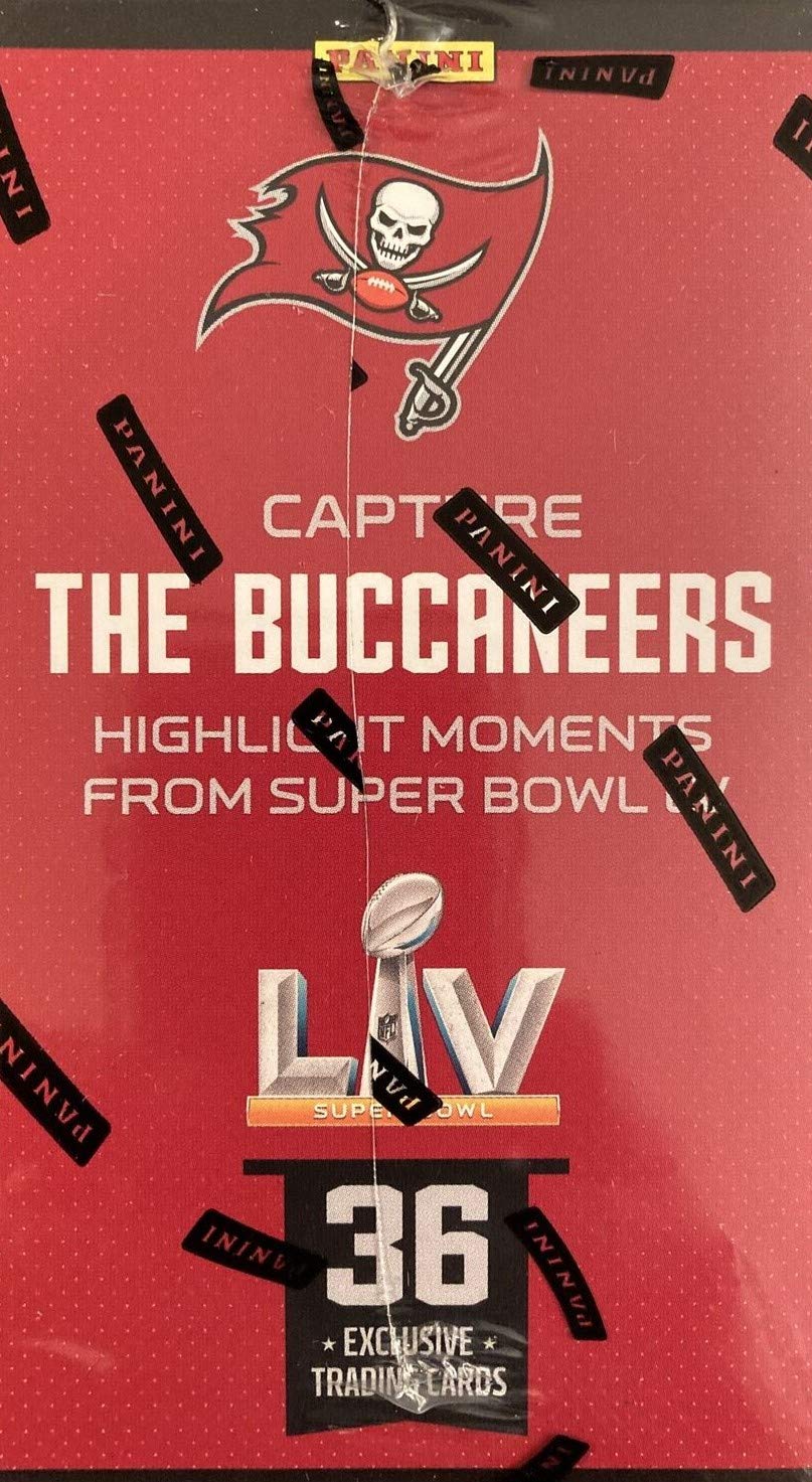 2021 Panini Super Bowl LV Tampa Bay Buccaneers Championship Set - 36 Cards Per Box