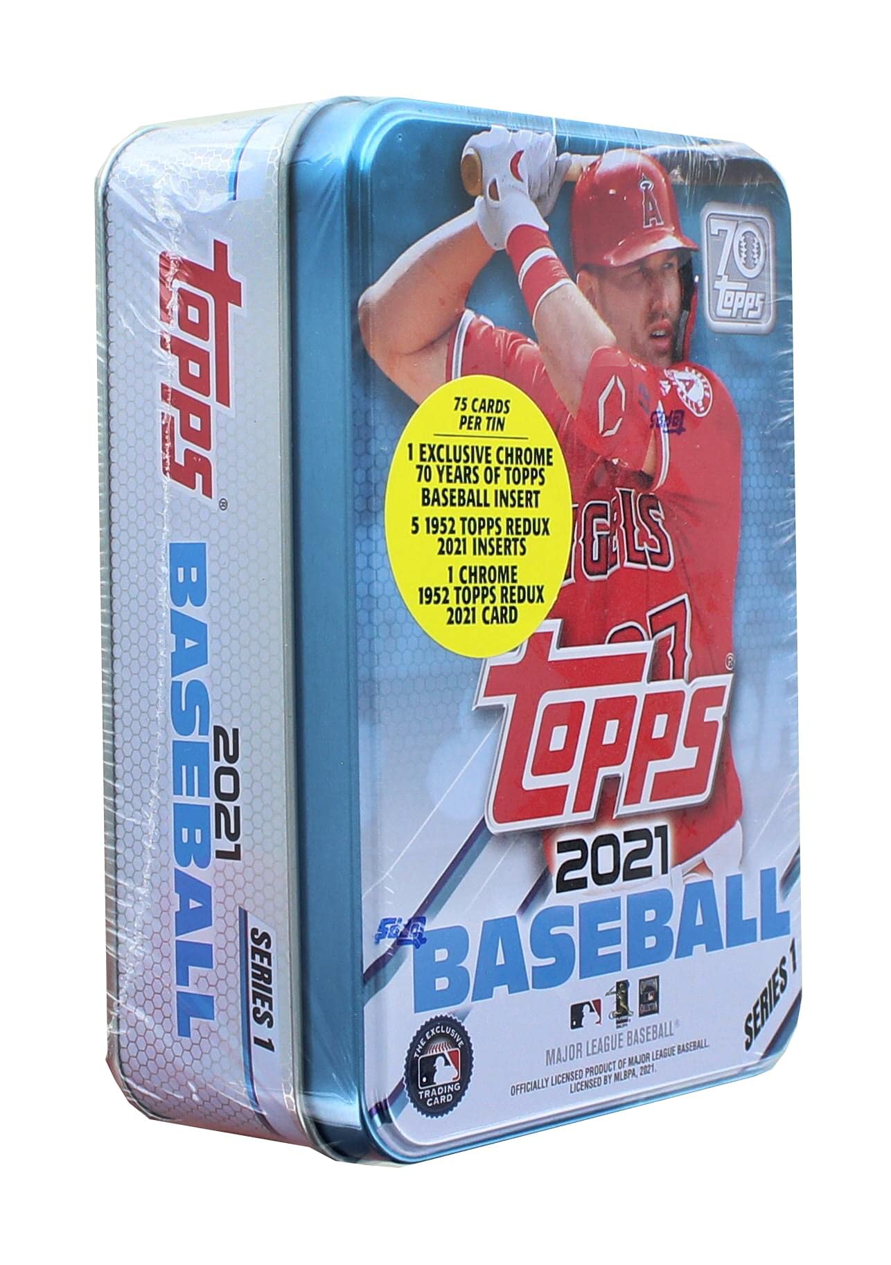 2021 Topps Series 1 Baseball Tin: 75 Cards