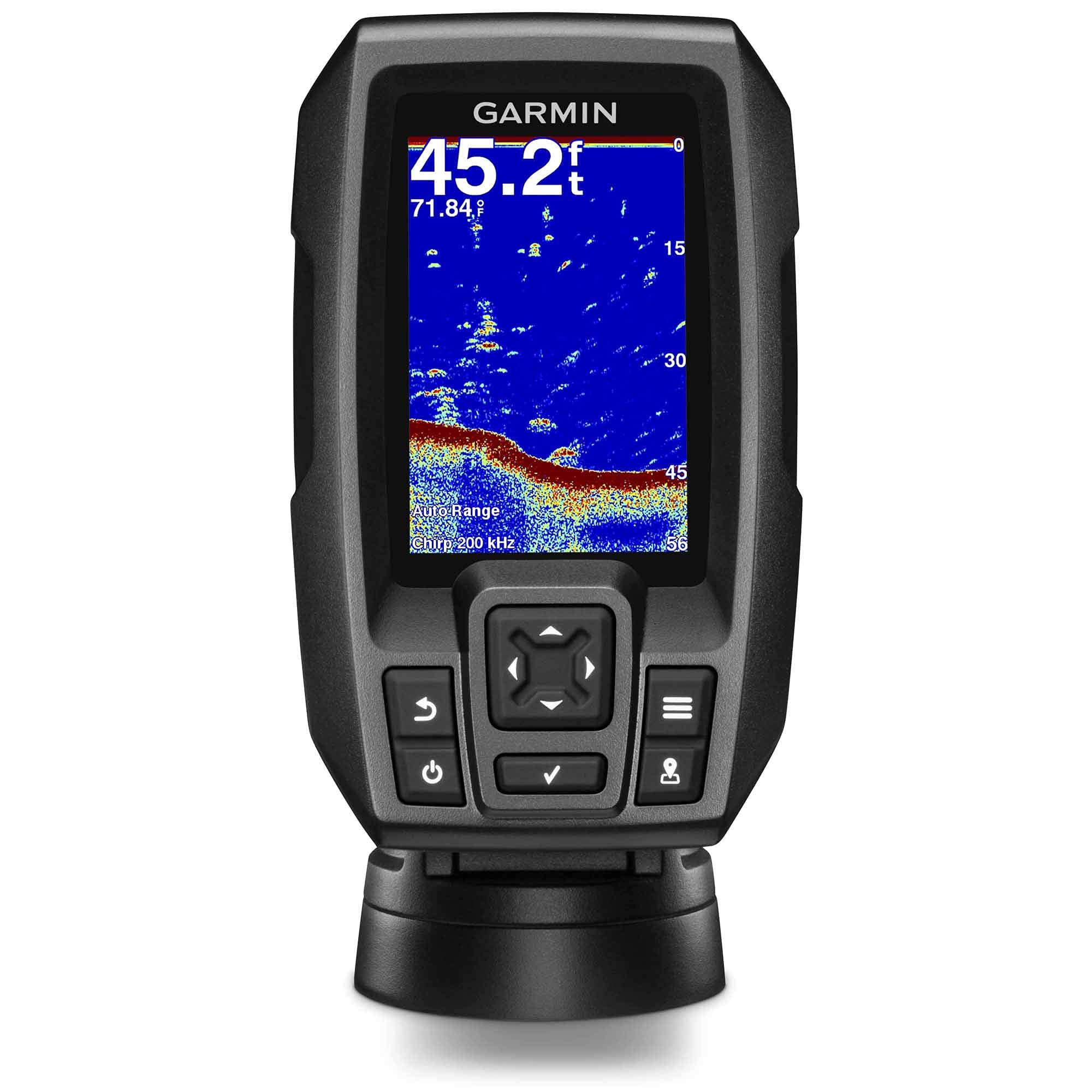 Garmin Striker 4 3.5" Chirp Fishfinder GPS (010-01550-00) with Protective Cover (Renewed)