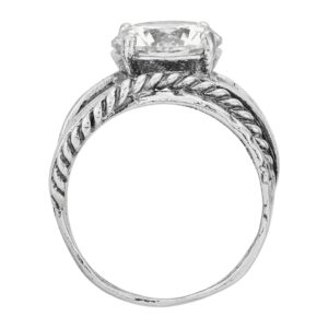 Silpada 'Sparkle on' Cubic Zirconia Ring in Sterling Silver, Size 6