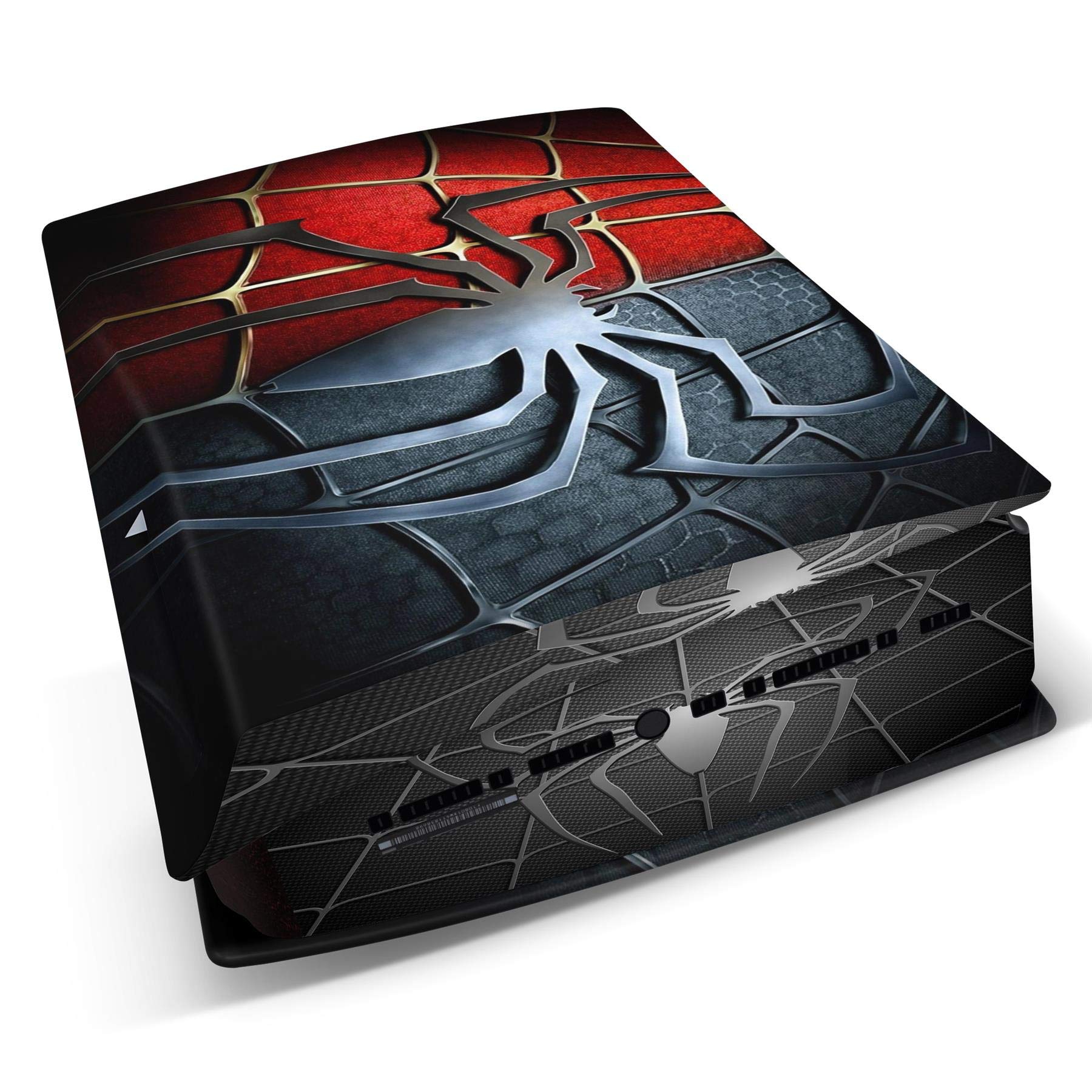 PS5 Disk Console Spider Skin Decal Vinal Sticker + 2 Controller Skins Set