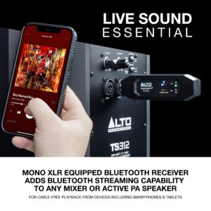 Alto Professional Bluetooth Total 2 - XLR Equipped Rechargeable Bluetooth Receiver For Mixing Desk / Audio Mixer Setups and Active PA systems