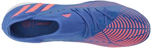 adidas Unisex Predator Edge.3 Turf Soccer Shoe, Hi-Res Blue/Turbo/Hi-Res Blue, 7 US Men