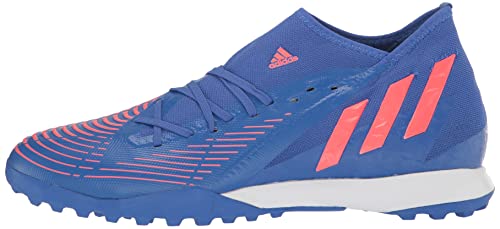 adidas Unisex Predator Edge.3 Turf Soccer Shoe, Hi-Res Blue/Turbo/Hi-Res Blue, 7 US Men