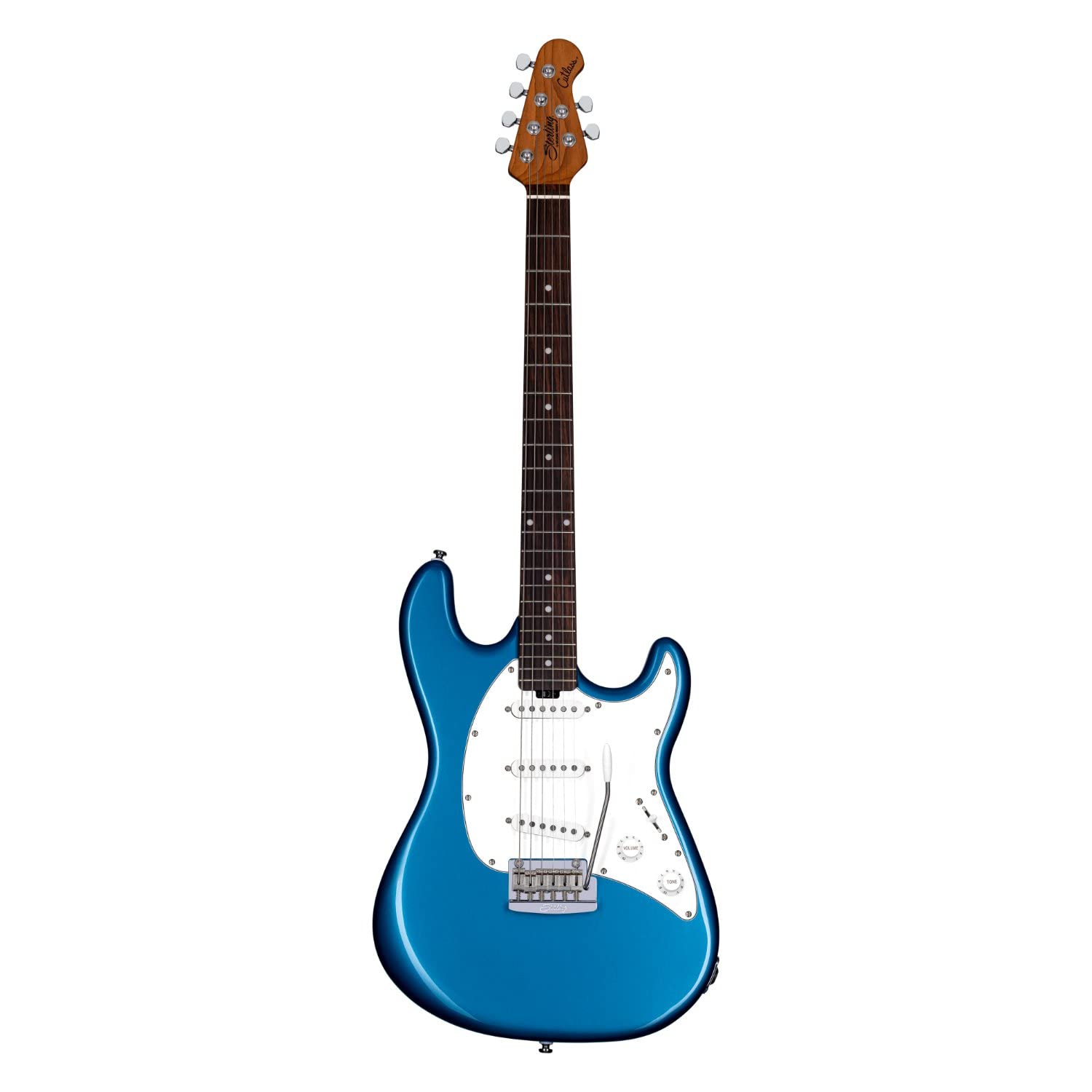 Sterling by Music Man 6 String Solid-Body Electric Guitar, Right, Toluca Lake Blue (CT50SSS-TLB-R2)