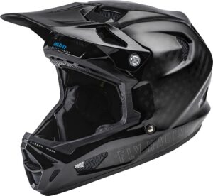 fly racing werx-r adult carbon cycling helmet (black, medium)